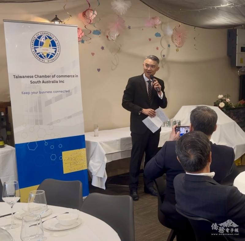 駐墨爾本辦事處處長呂明澤致詞