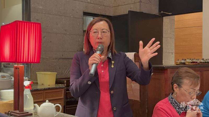 台灣國際美食創新交流協會日本分會創會會長錢妙玲致詞