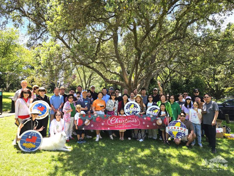 紐西蘭臺灣商會舉辦「聖誕前歡聚BBQ派對」