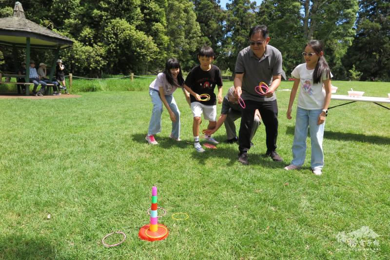 臺商們把握難得機會親子同樂