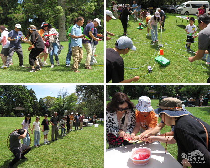 僑領們合作無間，現場笑聲不斷