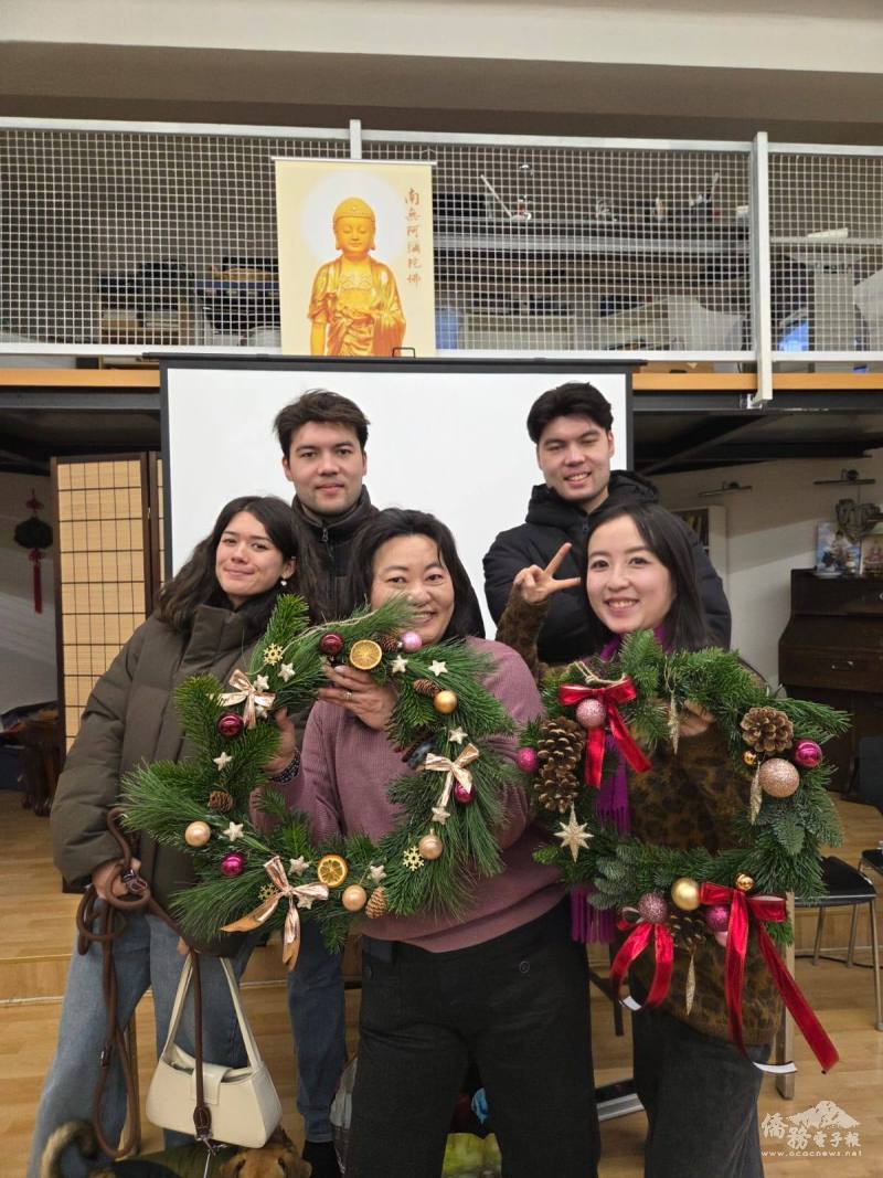 僑胞攜家帶眷一起來參與手作活動