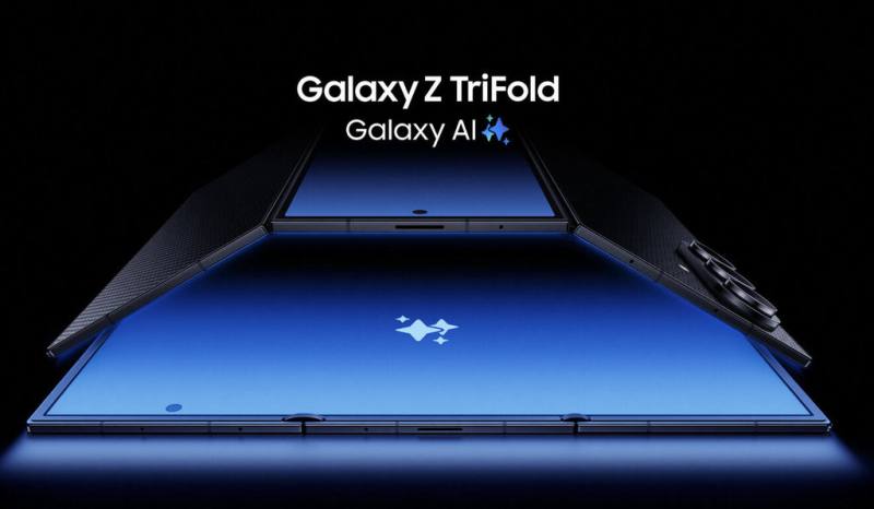 首頁 / 產經
三星發表首款三摺疊機　預告台灣上市
2025/12/2 12:15（12/2 12:41 更新）
三星2日發表旗艦摺疊新機Galaxy Z TriFold，為旗下首款三摺疊機，展開後10吋大螢幕相當於3個並排的6.5吋智慧型手機。（三星提供）