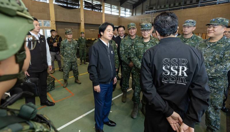 總統視導宜蘭縣後備旅步三營教育召集訓練