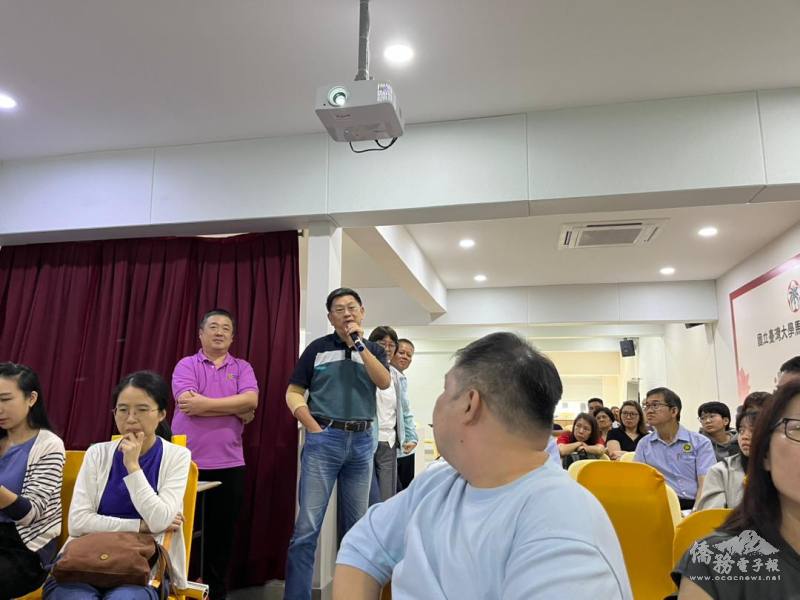 森美蘭留臺同學會副會長關書達分享輔導獨中生就讀「國立臺灣師範大學僑生先修部馬來西亞春季班」經驗