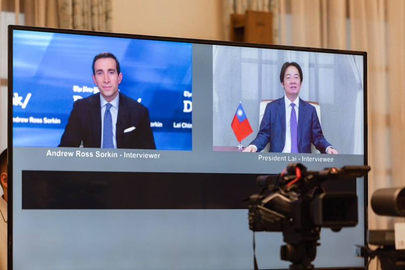 President Lai is interviewed via videoconference by The New York Times for its DealBook Summit.