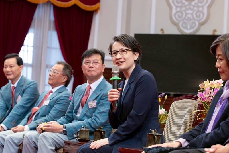 副總統接見「2025第40屆世界洋服同業聯盟代表團」