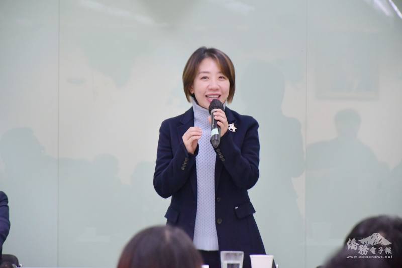 僑委會副委員長李姸慧致詞