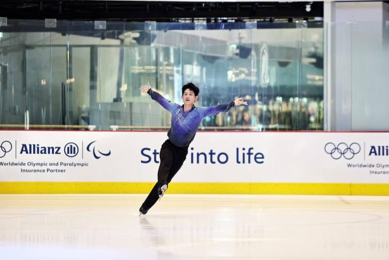 年僅18歲的台灣小將李宇翔（圖），成為近30年台灣首名前進冬季奧運男子花式滑冰項目的選手，他希望能把自己最好的一面表現出來。（安聯人壽提供）