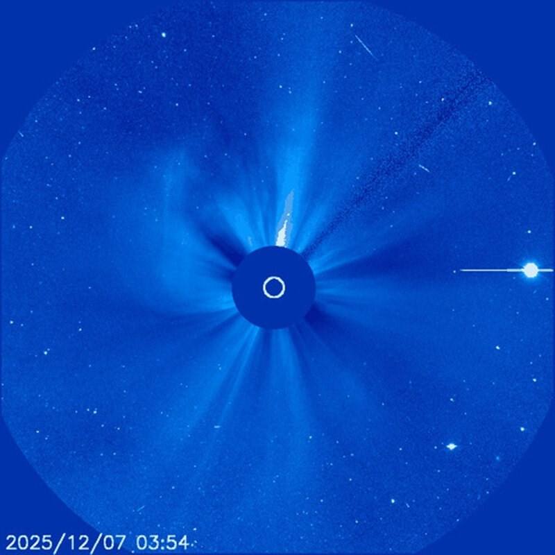 Graphic captured from CWA's Space Weather Operational Office