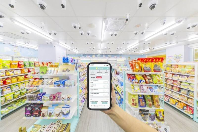 工研院10日宣布，與統一超商打造新一代無人超商，以全影像辨識追蹤顧客位置、骨架與手部動作，並為每位顧客建立虛擬ID，提升行為判斷與商品辨識準確度。（工研院提供）