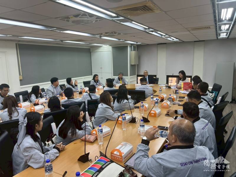 參訪團拜會僑委會了解臺灣技職環境與僑生專班培育制度