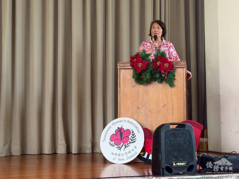 秘書長蔡淑枝進行性平宣導，分享臺灣政府於性別平等方面的努力與成果