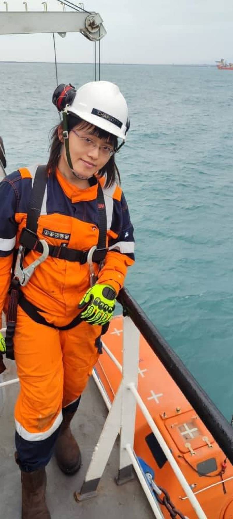 第2位女性船員李翊維獲比利時核發船副適任證書