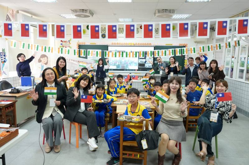 114年學校午餐國際交流活動-桃園市公埔國小與印度學校交流