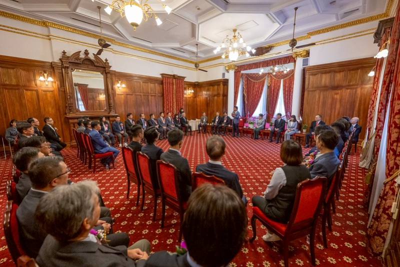 蕭美琴副總統11日上午接見「第33屆建築金石獎得獎企業與地方政府獲獎單位代表」