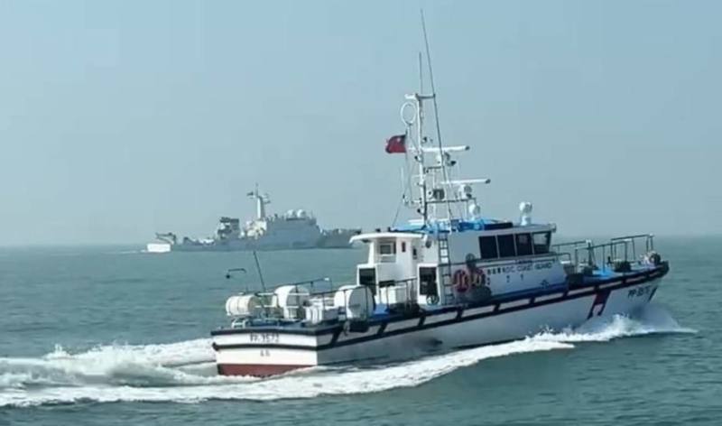 4中國海警船襲擾金門水域海巡巡防艇併航監控|國防| 僑務電子報