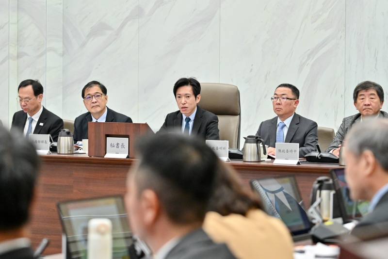 行政院張惇涵秘書長11日主持「行政院毒品防制會報第38次會議」