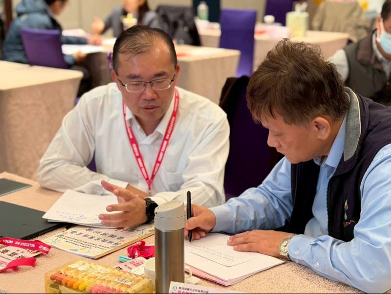 簡菲莉校長以「欣賞式探詢」的方式，帶領校長們進行課程