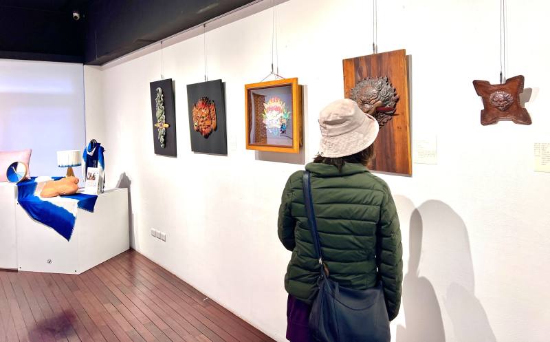 「土」象徵穩固與承載，映照臺灣土地孕育的美學能量與文化記憶，呈現深厚的在地底蘊，圖為為台南劍獅。