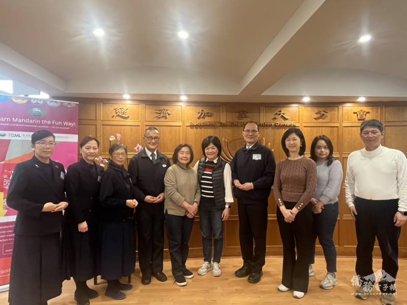 拜訪慈濟加拿大分會大合影