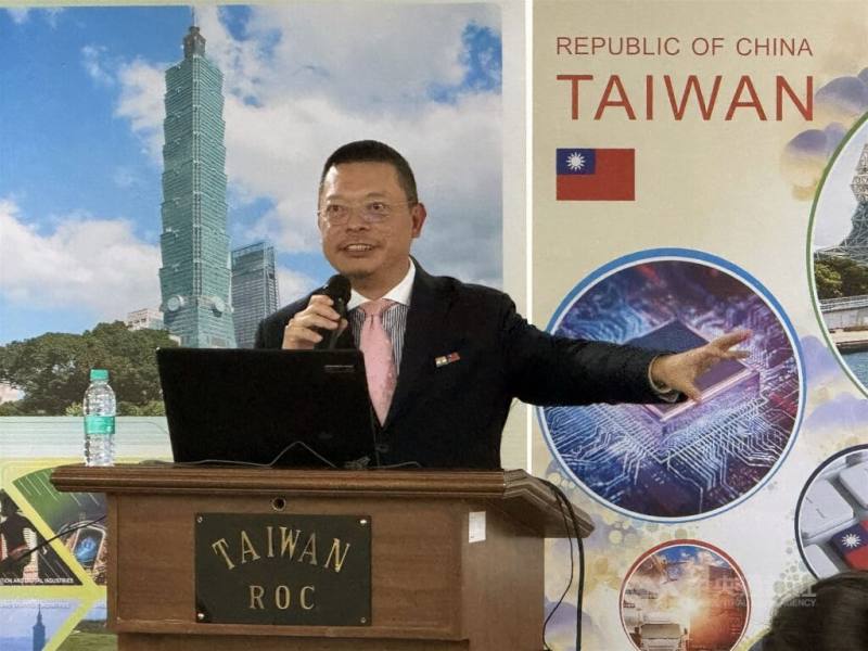 駐印度副代表謝柏輝。（中央社檔案照片）