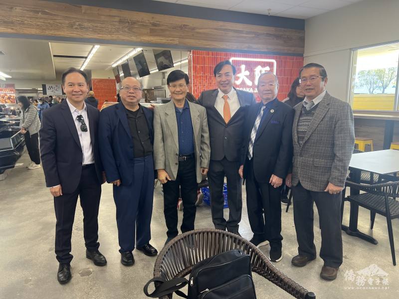 舊金山灣區台灣商會幹部也到場祝賀