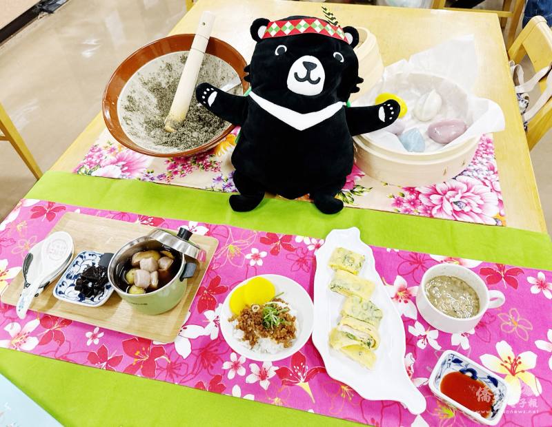 「福沙阿熊」展示料理實作課程的美味成果
