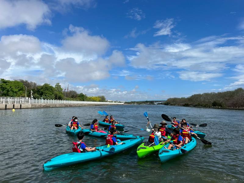 臺南市億載國小漁光分校-勇闖海洋秘境獨木舟體驗
