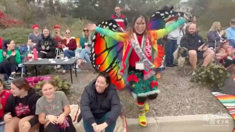 臺灣蝴蝶與現場民眾熱情互動