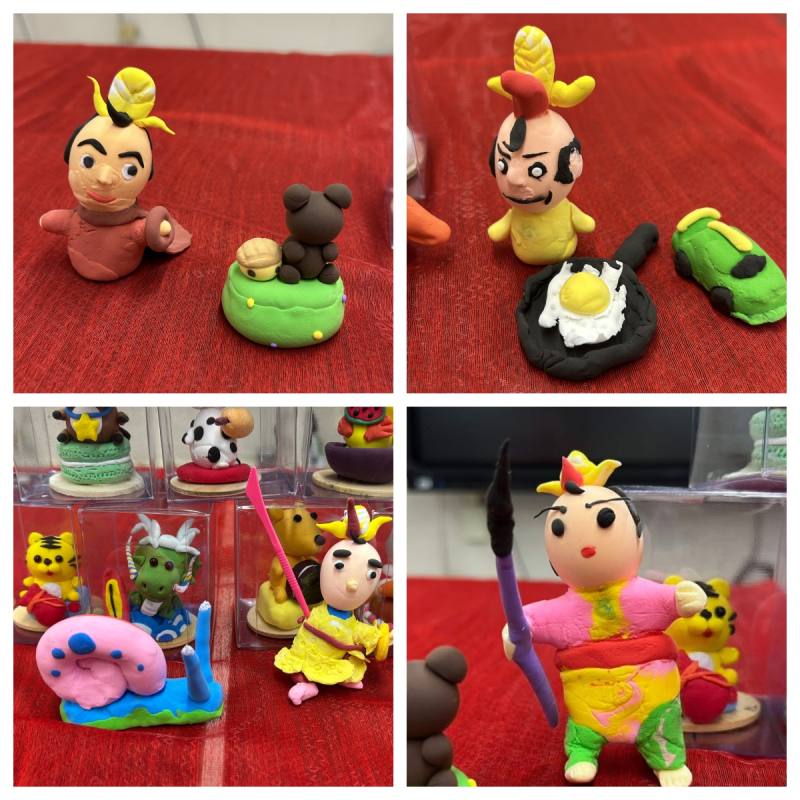 Each SanTaiZi figurine reflects its creator’s personality, showcasing the creativity and imagination of FASCA members.