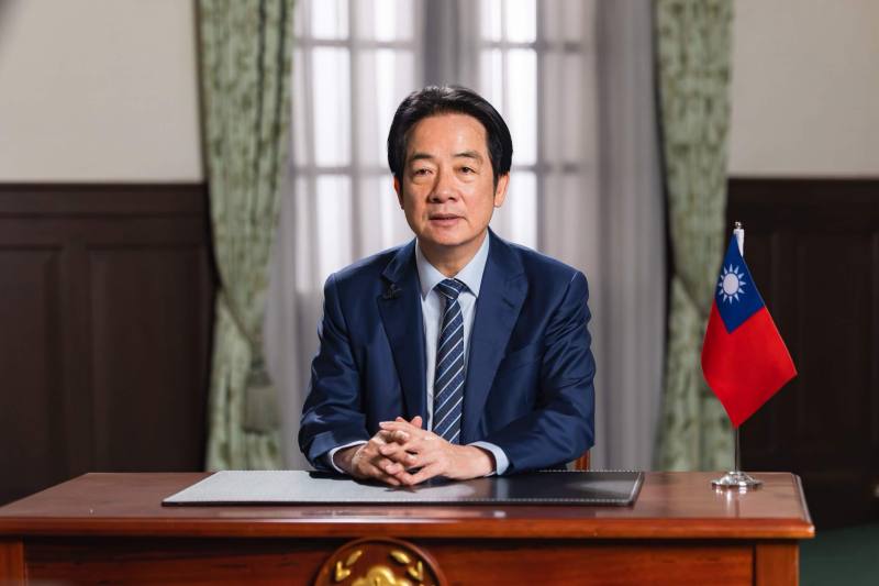 賴清德總統15日院際國政茶敘後發表錄影談話