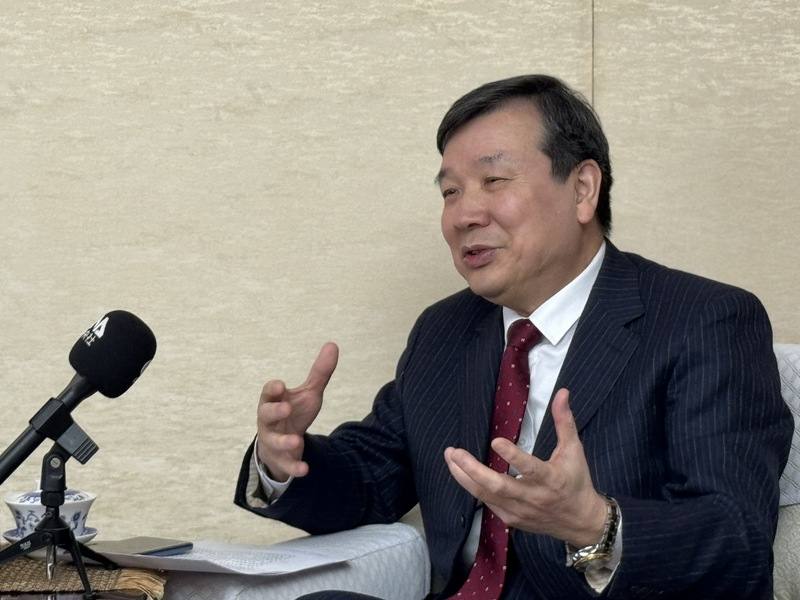 Lee Yi-yang speaks with CNA. CNA photo Dec. 15, 2025