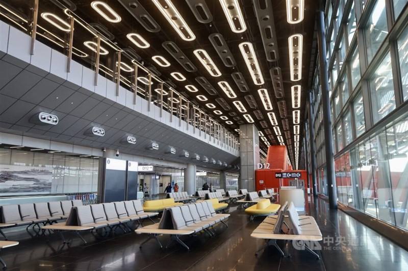 A section of Taoyuan International Airport's newly constructed Terminal 3. CNA file photo