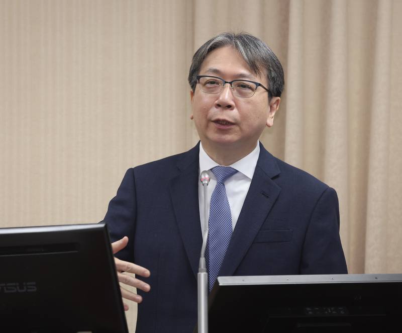 Director-General of Taiwan's National Security Bureau Tsai Ming-yen answers questions at a meeting of the Legislative Yuan's Foreign Affairs and National Defense Committee on Wednesday. CNA photo Dec. 17, 2025