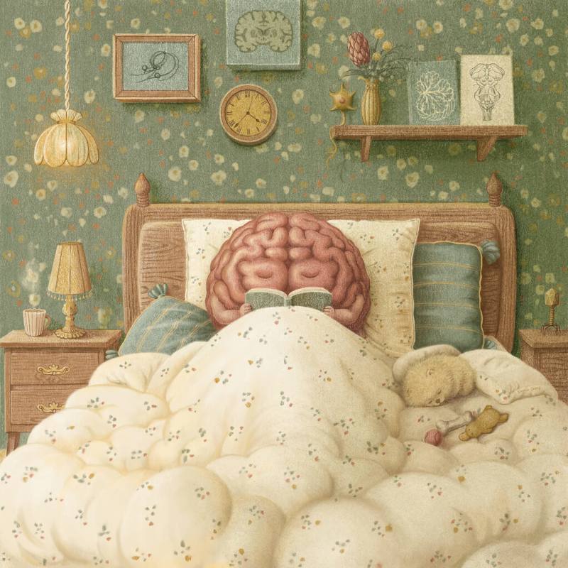 插畫家Emma Cheng的作品就像用色鉛筆慢慢磨出來的小宇宙，結合她的醫學背景，構成一個有點怪、有點呆的世界，讓人忍不住會心一笑。（Emma Cheng提供）