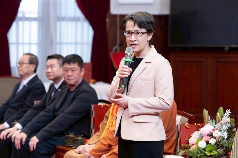 Vice President Hsiao Bi-khim on Monday. Photo courtesy of the Presidential Office