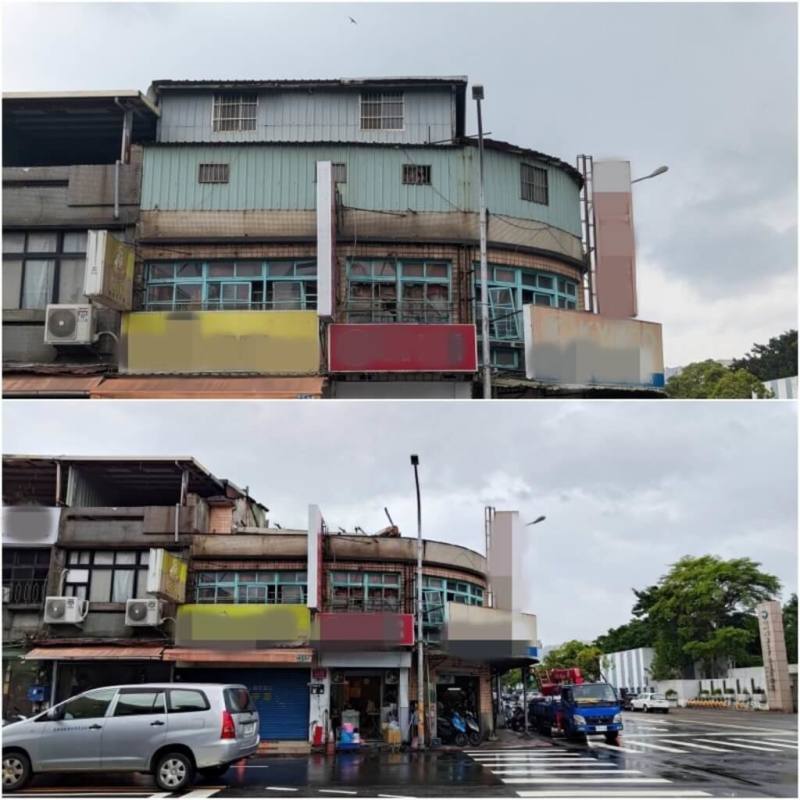 台北市建築管理工程處24日表示，針對影響公共安全及已廢棄朽壞鐵架等違建，皆以專案執行，包含施工中違建、廢棄鐵架等共2000餘件，以維護市民居住安全。（建管處提供）