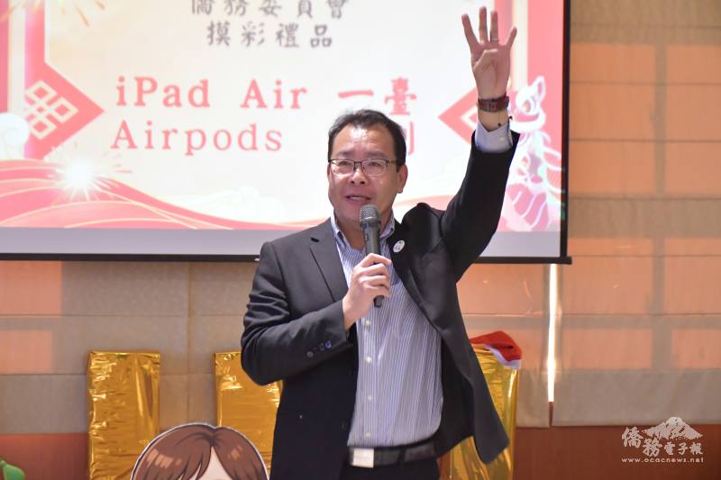 龍華科技大學國際暨兩岸合作處國際長黃仲麟致詞