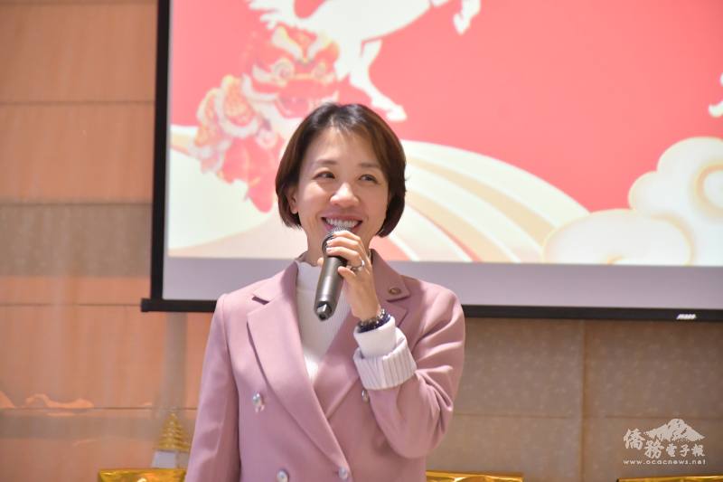 僑務委員會委員長李姸慧致詞