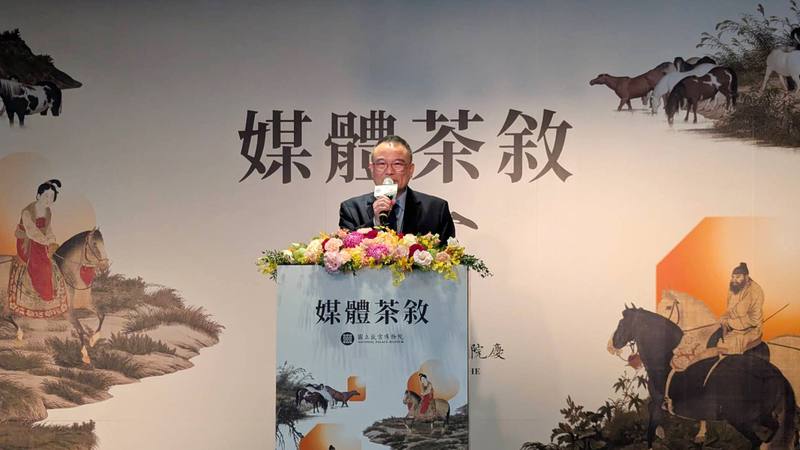 國立故宮博物院長蕭宗煌（圖）24日於媒體茶敘分享，故宮今年迎來百年院慶，南北院總參觀人次超過350萬，達到預設目標