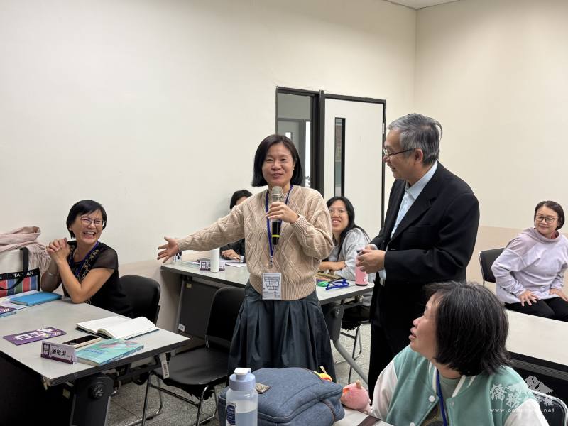 陳學志教授引導學員於課堂中進行SEL素養交流分享