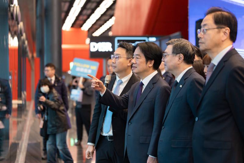 賴清德總統25日下午出席「桃園國際機場第三航廈北廊廳啟用典禮」