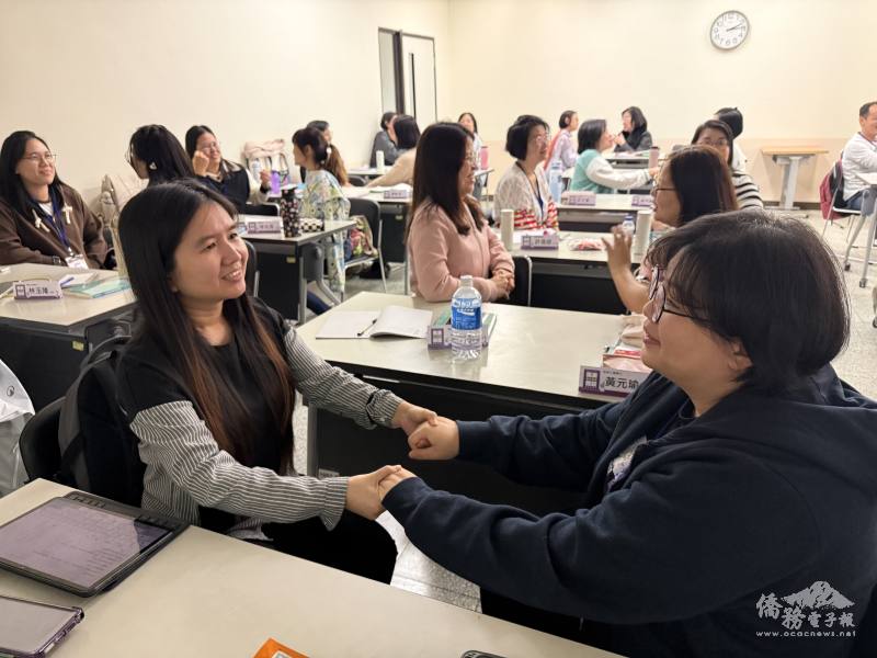 學員於課堂中積極參與SEL素養互動練習