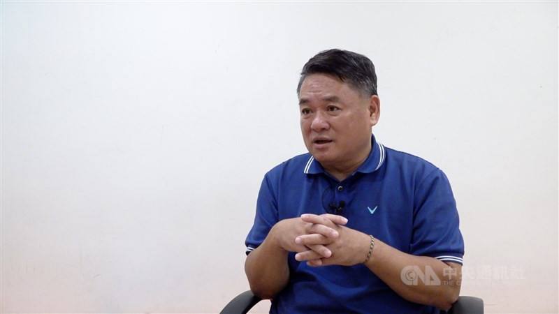Businessman Hsu Shun-lung speaks to CNA in a recent interview. CNA Photo Dec. 27, 2025