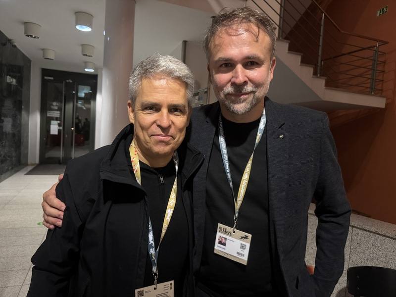 捷克紀錄片「我是台灣人」的導演斯瓦泰克（Dan Svátek，右）與製片波科爾尼（Jiří Pokorný，左）日前接受中央社專訪表示，這部紀錄片提及台灣地緣政治關係，是一個值得被關注的主題