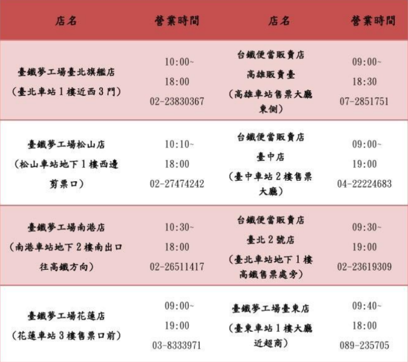 販售地點與時間