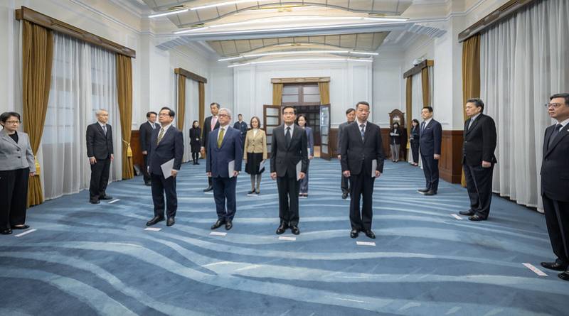 新任行政院、考試院、監察院、國家安全局政務人員及駐外大使宣誓典禮