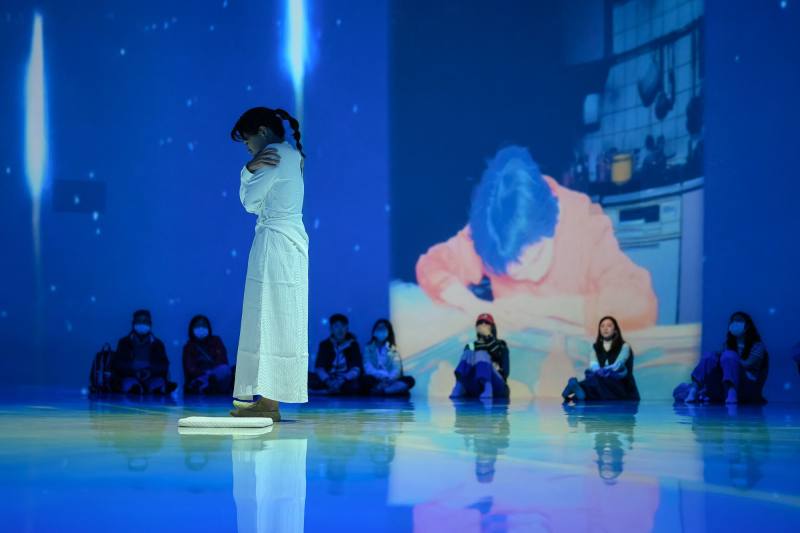 「結界—灶跤」特別演出現場，國立臺灣美術館提供，攝影：ANPIS FOTO王世邦