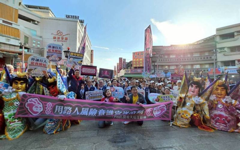 雲林北港朝天宮活動快閃現場合影